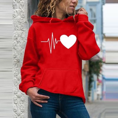 Sweat a on sale capuche imprimé femme