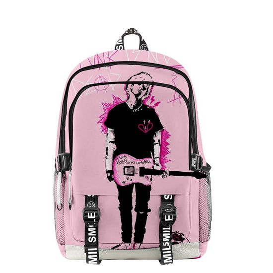 Machine Gun Kelly MGK Merch sac à dos en tissu Multi fermeture éclair