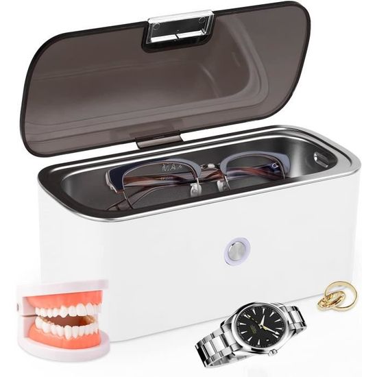 Nettoyeur à Ultrasons 50kHz 800ml Shengxi - 5 Temps Réglables, Réservoir Inox, Pour Bijoux, Lunettes, Dentiers