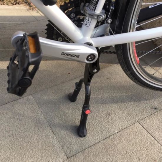 Béquille de Vélo Réglable en Alliage D'aluminium - JINZDASU - Noir -  Universel - Support pour 24”-28” Bicyclette - Cdiscount Sport