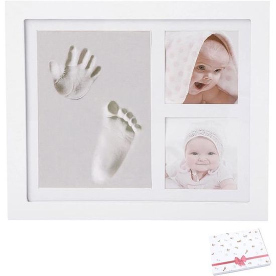 Main & Pied Imprimé Cadre Photo - CG1560 Bébés Naissance Enfant Cadeaux  Mignon