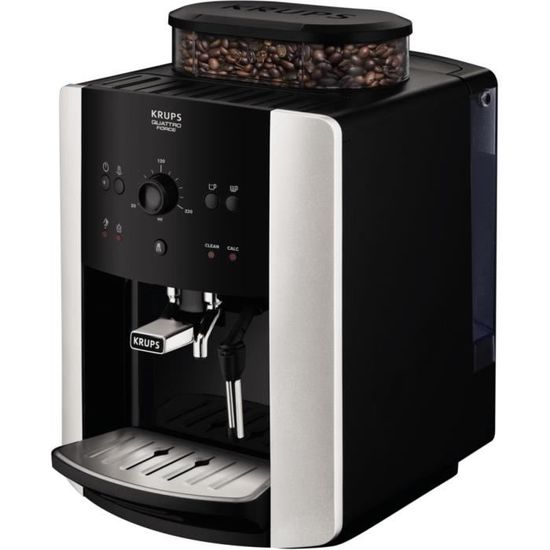 Expresso broyeur KRUPS YY3073FD Arabica - Noir - 15 bar - Grains de café