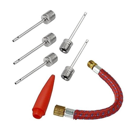 WALFRONT 100 Pcs/Ensemble Aiguilles de Pompe à Air pour Ballon de Basketball Football, Aiguille de Sport, Aiguille de Pompe de Football