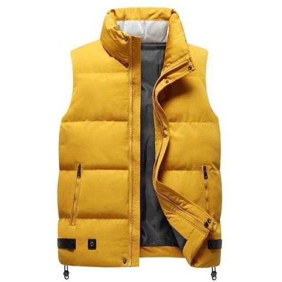 Veste De Survêtement Homme Sans Capuche – Col Montant, Fermeture éclair, Confortable Et Chaud