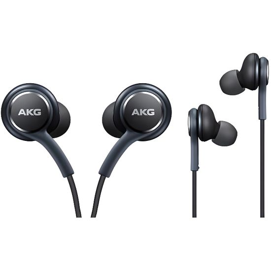 ECOUTEURS AKG EO-IG955 ☆ SAMSUNG GALAXY S7 S8 S8+ ☆ EAR PLUGS BLACK 3.5MM -  Cdiscount TV Son Photo