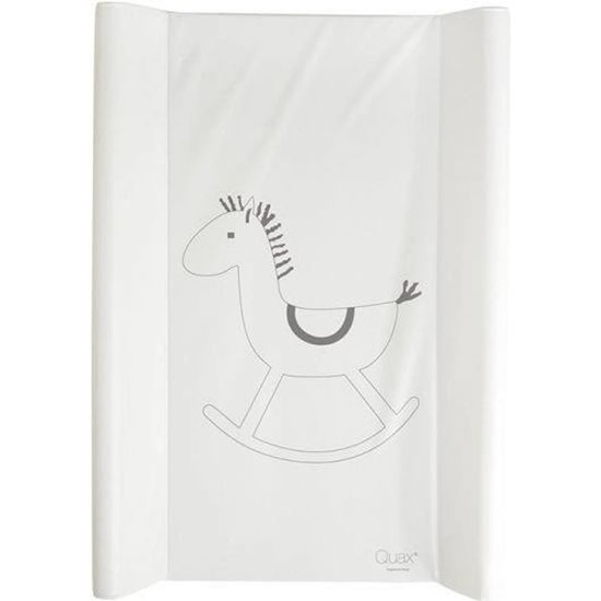Matelas à langer - QUAX - Rocking Horse - PVC sans phtalates - Côtés extra-hauts - 70 x 50 x 11 cm