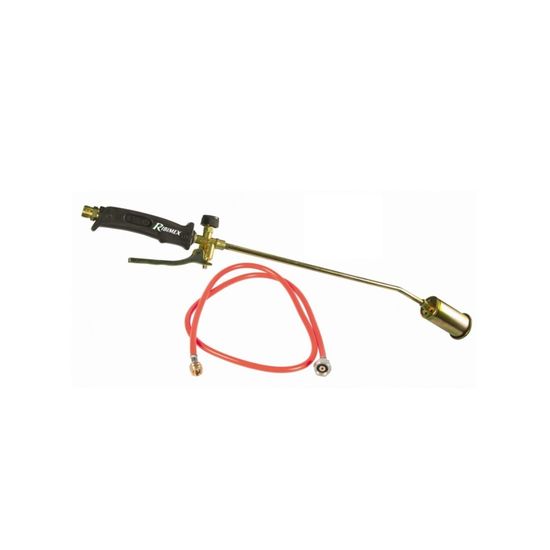 Désherbeur Thermique DKB - Brûleur à Gaz, Allumage Piézo - Sans Produits Chimiques - Longueur 76cm - Avec 4 Cartouches