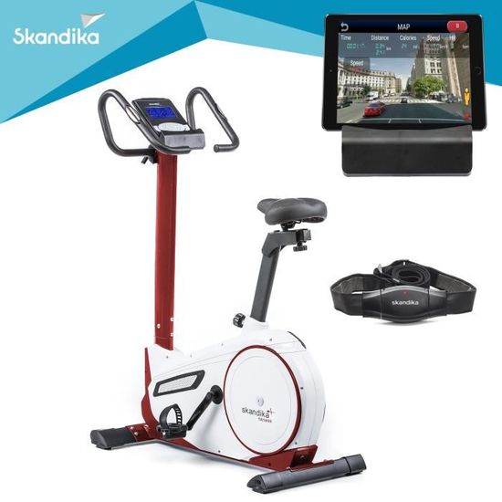 Skandika Morpheus Velo d appartement ergometre Bluetooth Max.120 kg 24 Prog 32 Niveaux de resistance Cdiscount Sport