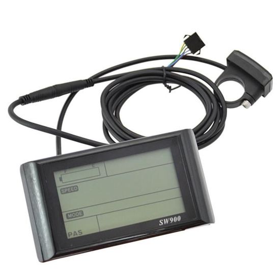 Panneau écran LCD S886 Pour Vélo électrique - 24V à 60V, Avec Accélérateur, Compatible 2664