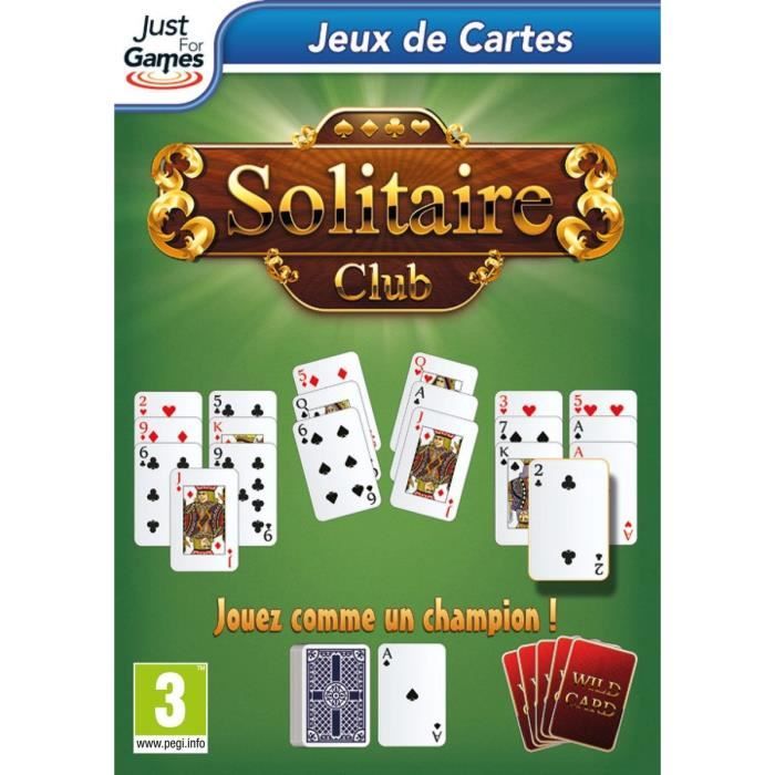 Just For Games Solitaire Club Jeu PC