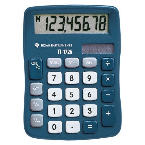TEXAS - Calculatrice de poche 8 chiffres TI 1726