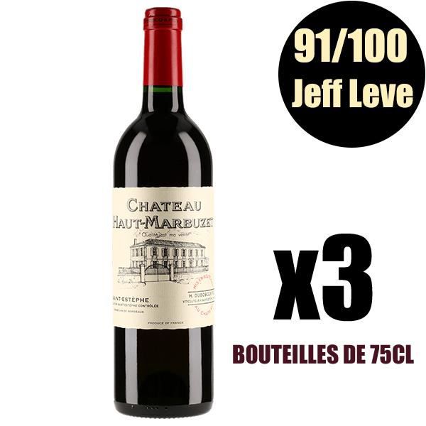 X3 Château Haut-Marbuzet 2016 75 cl AOC Saint-Estèphe Vin Rouge