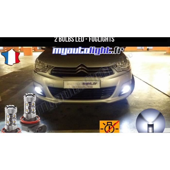 Ampoules Leds antibrouillards pour CITROEN C4 II