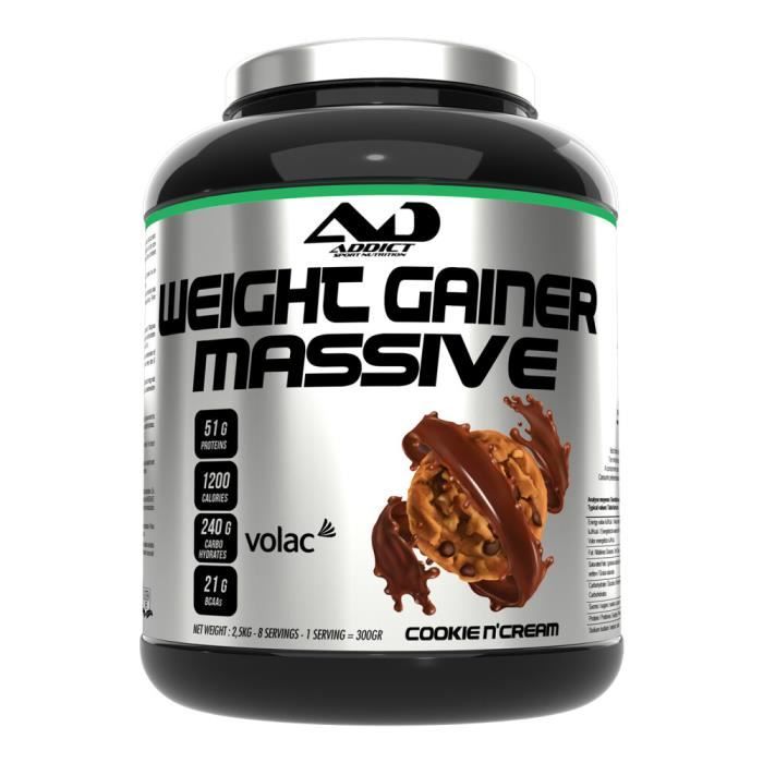 Hard gainers Massive Mega Dose - Cookies & Cream 2500g