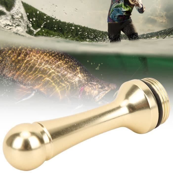 Accessoire de leurre de conversion de roue de pêche de barre d\'équilibre anti-collision de bobine de rotation(d\'or )-LAT