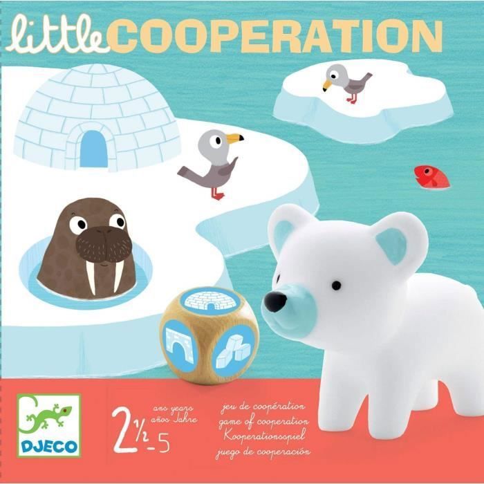 Djeco - Jeux d'action et de réflexion Jeux éducatifs DJECOGY Little Cooperation, Multicolore (15) 1303