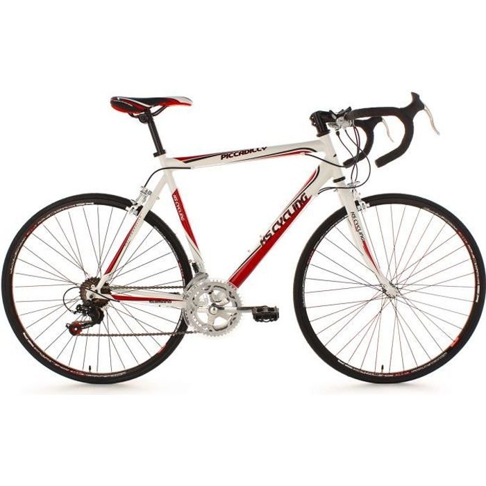 Vélo de course 28'' Piccadilly blanc TC 55 cm KS Cycling