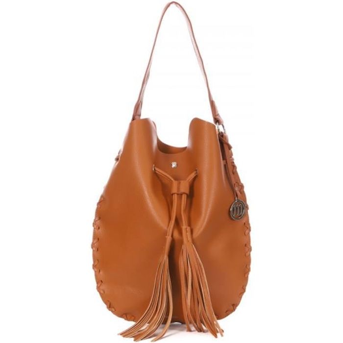 Sac à main Camel Femme Manoukian Cordelia