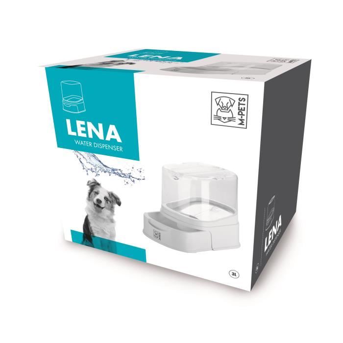 MPETS Distributeur d'eau LENA - Pour chien - 3000ml - Blanc
