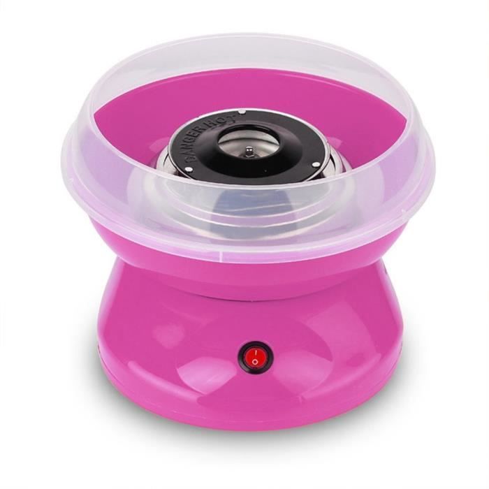 Machine de barbe à papa ménage d'enfants exquise électrique pratique Stabilité de la température - Rose