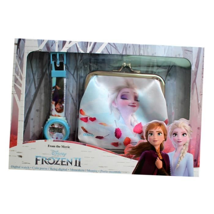 montre fille la reine des neiges frozen Elsa et anna plus portefeuille