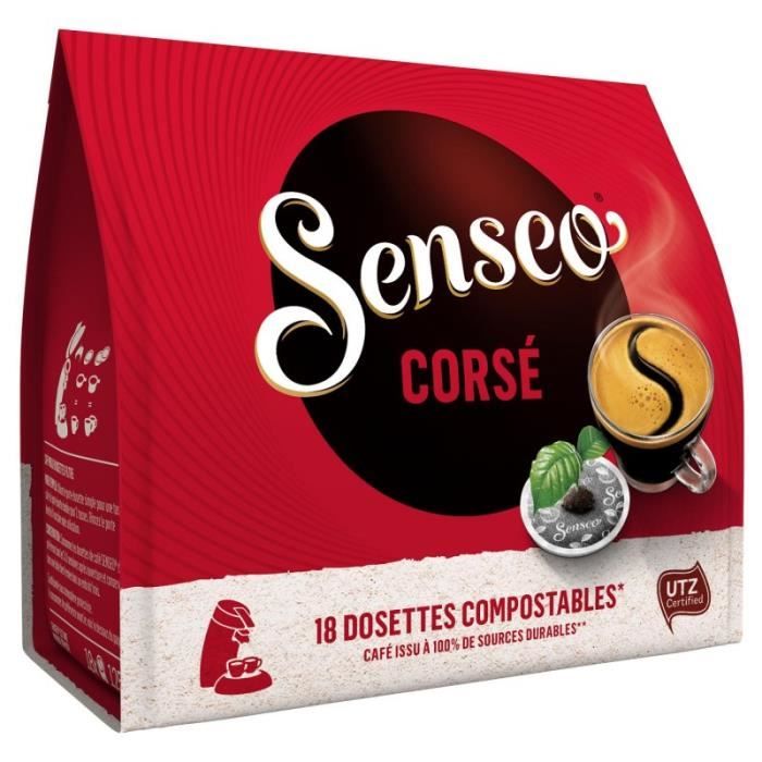 SENSEO - Dosette Corsé 125G - Lot De 4