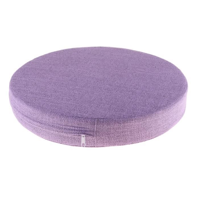 Tapis de Méditation Confortable - Coussin Zafu Yoga Zen pour Méditation Méditation Mat Pad Violet clair