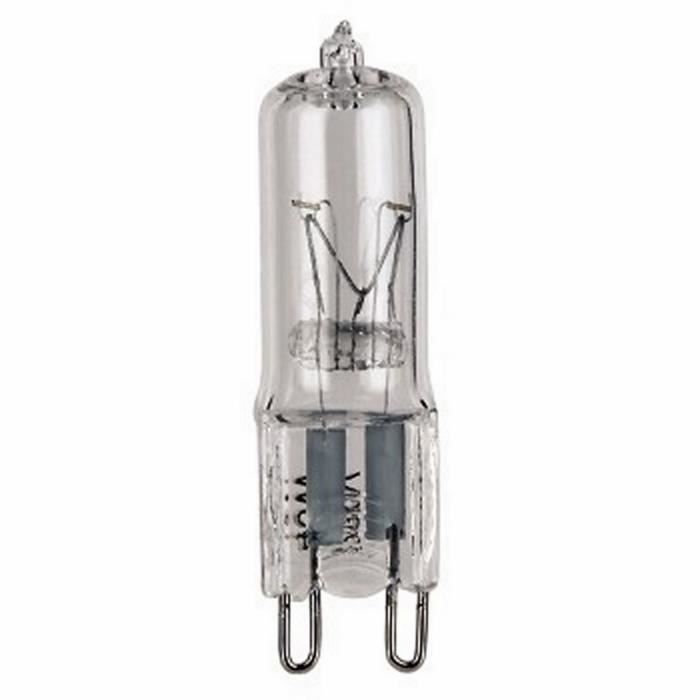XAVAX 00111307 Lampe à halogène pour fours - 25 W - 300° - G9 - Transparente
