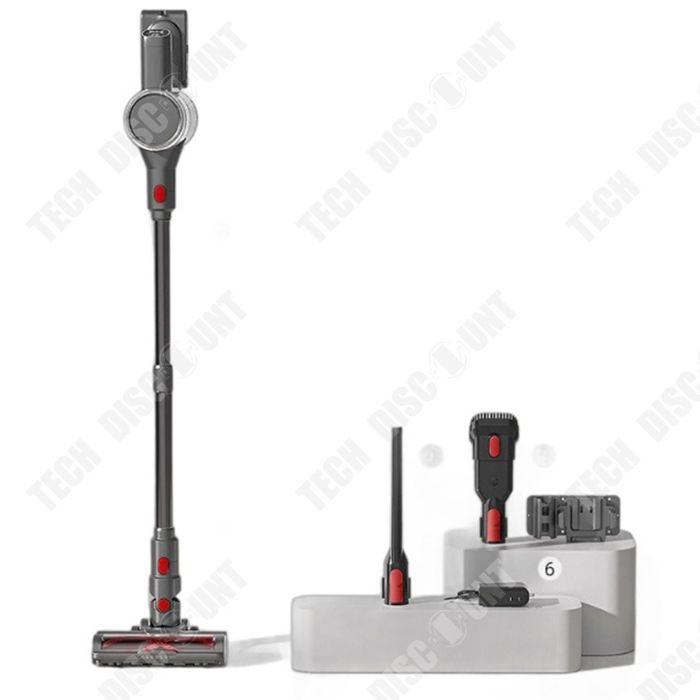 Aspirateur sans fil - TD - 350W - Autonomie 40 min - Puissance 30 000 Pa - Moteur sans balais - Disco