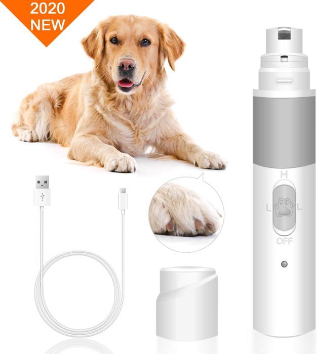 Comparer les prix de Lime à ongles électrique pour chien, lime à ongles pour chien, chargeur USB, coupe-ongles pour chat, broyeur à ongles pour chien, c