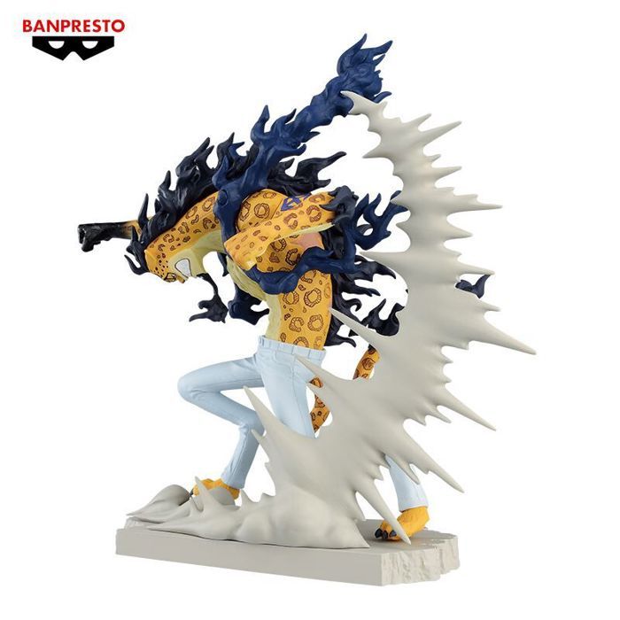 Figurine Banpresto Rob Lucci 10 cm Pose menaçante One Piece
