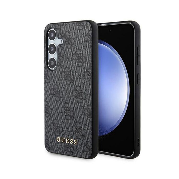 Coque de téléphone Guess Samsung Galaxy S24 Protection chocs Texture saffiano