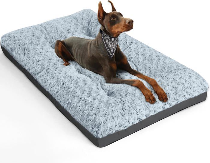 Meilleurs prix pour Lit Pour Les Chiens De Grande Taille,De Taille Moyenne,Moelleux,Coussin,Tapis,Panier,Lavable,Imperméable,Antidérapant,Respirant,Gri