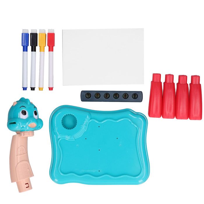 Projector Painting Tableau De Projection Dessin Enfants BuzzoXerex - 48 Motifs, Carnets Et Crayons Inclus - Idéal 3-10 Ans (Rose) Projecteur Pour Dessin Enfant