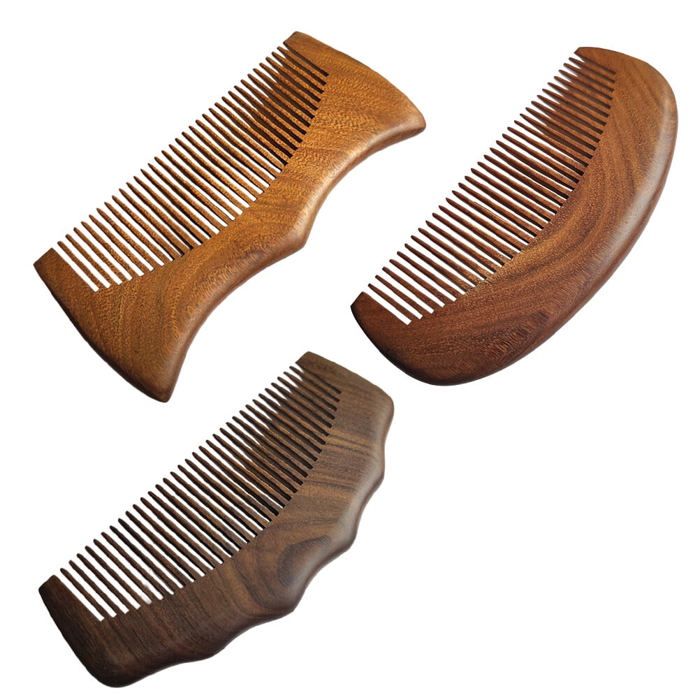 Peigne En Bois Naturel Pour Cheveux - 12x5 Cm, Pour Coiffure Et Démêlage En Douceur