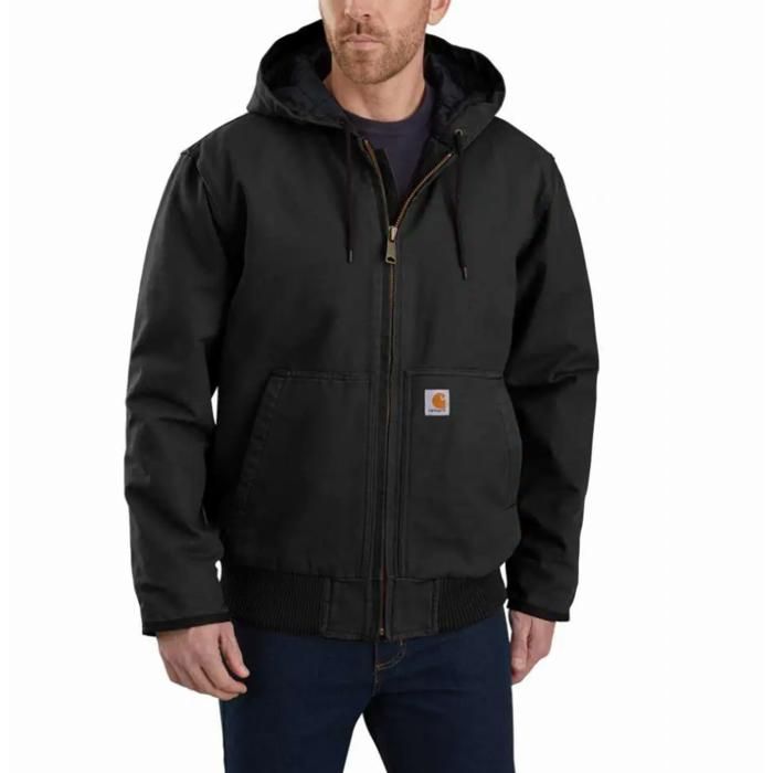 Blouson CARHARTT Duck Active Jacket Noir T.XL - 104050-BLK-XL Blouson CARHARTT Duck Active Jacket Noir T.XL - 104050-BLK-XL
