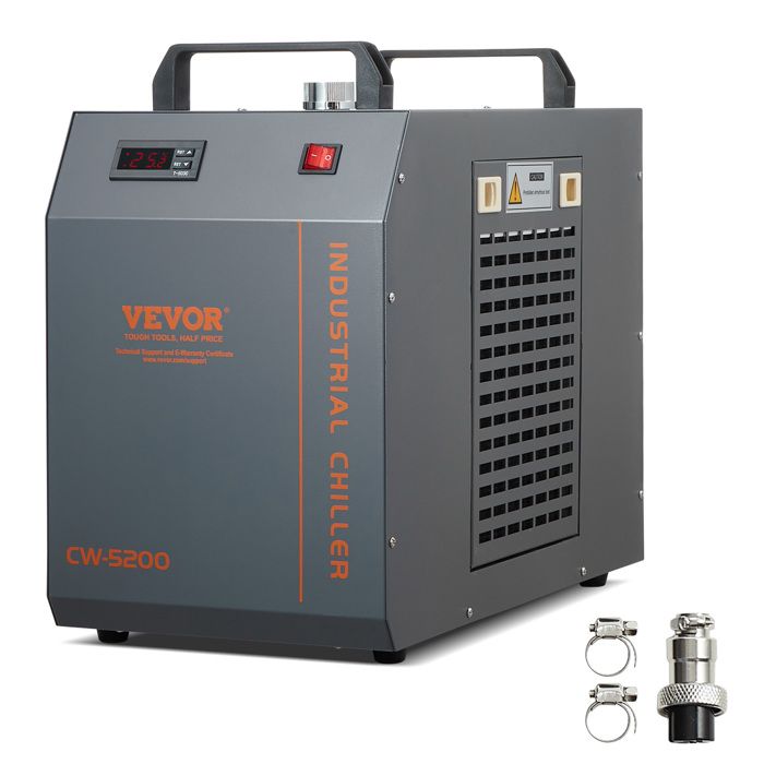 Refroidisseur deau Industriel-VEVOR-CW-5200-Système de Refroidissement de Refroidisseur-7 L 13 L/min