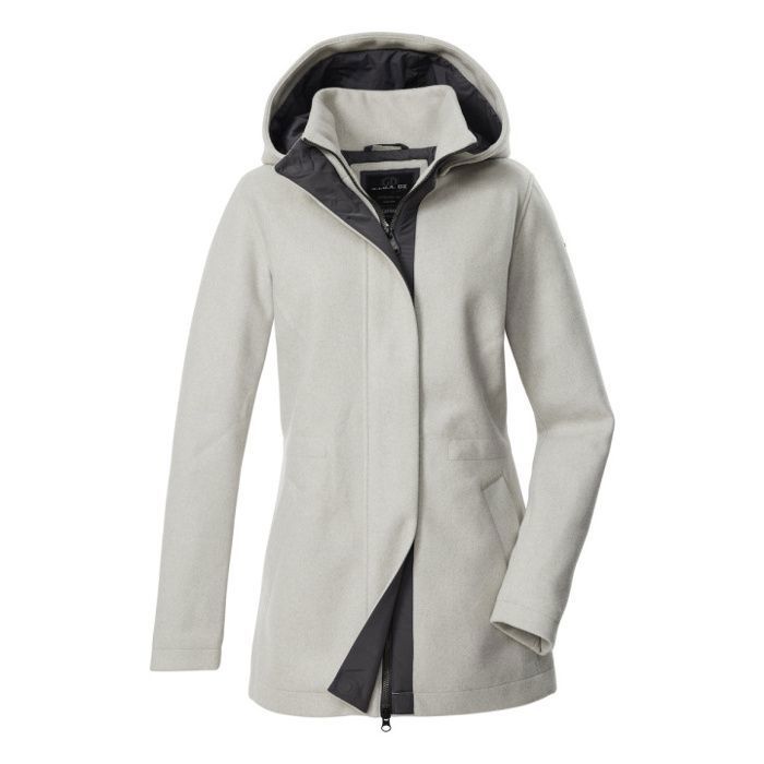 Veste à capuche femme Killtec GW 78 - grey melange