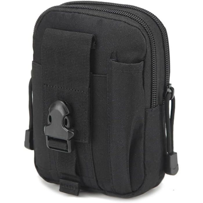 Pochette tactique pour homme sac banane compact et multifonctionnel avec étui pour téléphone portable
