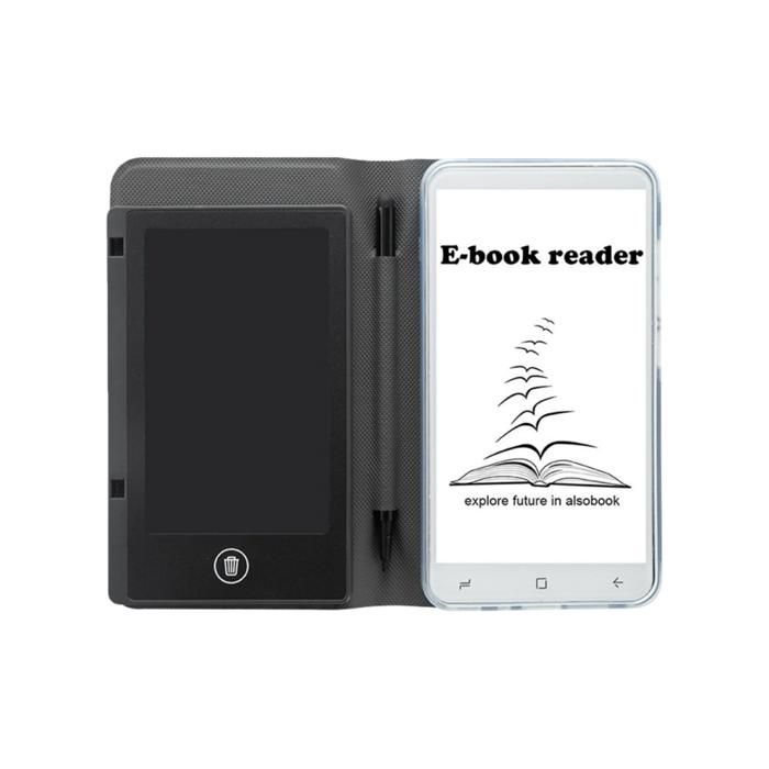 Liseuse électronique 16 Go écran E Ink 5 pouces fonctionnalité décriture manuscrite pour lire des livres portable bleu