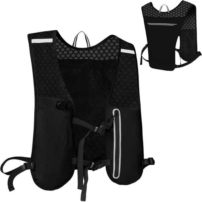 Hydration Backpack Ultralight Running Backpack Réglable Gilet Course a Pied Léger Sac à Dos Hydratation Gilet dHydratation