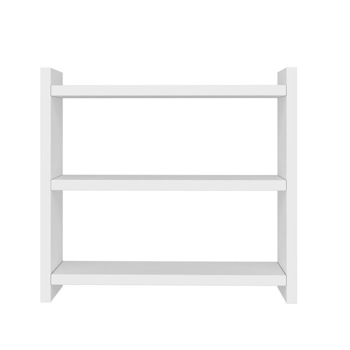 Étagère de cuisine en bois Cosmic - 44 x 10 x 40 cm - Blanc Étagère de cuisine en bois Cosmic - 44 x 10 x 40 cm - Blanc