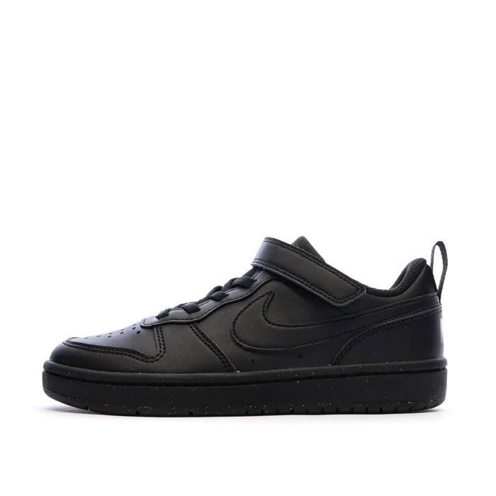 Baskets Noires Garçon Nike Court Borough Low Recraft