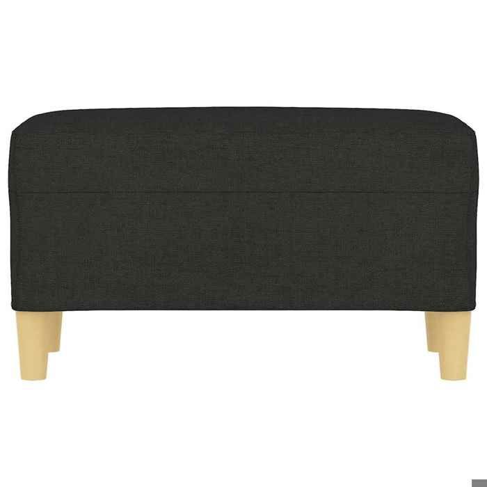 Meuble de couloir - Banc Noir 70x35x41 cm Tissu - design élégant - pour maison(94558）