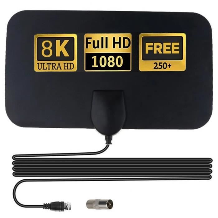 LEYF TV Verstärker 2 Ausgänge – Einstellbarer Antennenverstärker Für UHF/VHF, Bis 25dB Gain