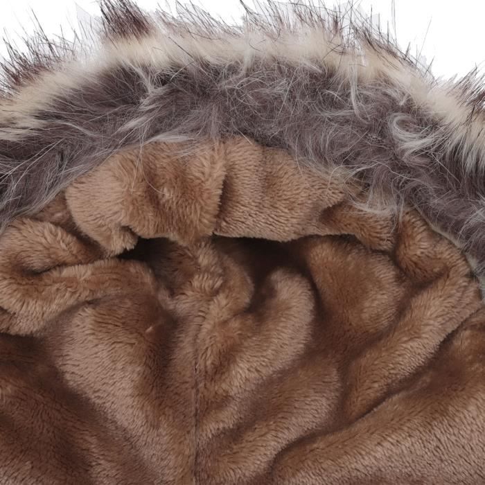 Meilleurs prix pour Atyhao Manteau d’hiver pour chien Manteau d'hiver pour chien, chaud, doux, doux pour la peau, à capuche, mignon animalerie bl 84530