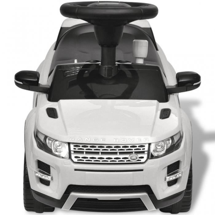 Voiture A Pousser Blanche Avec Musique Pour Enfant Land Rover 348 Cdiscount Jeux Jouets