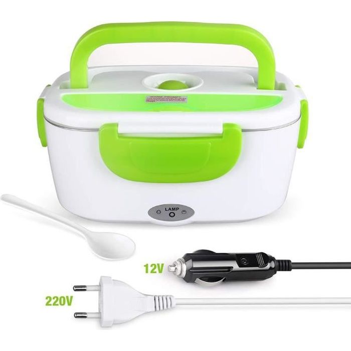 Gamelle Chauffante Électrique ROFRA - Boîte Repas 3 Étages Anti-Fuite - Pour Bureau, École Et Voyages