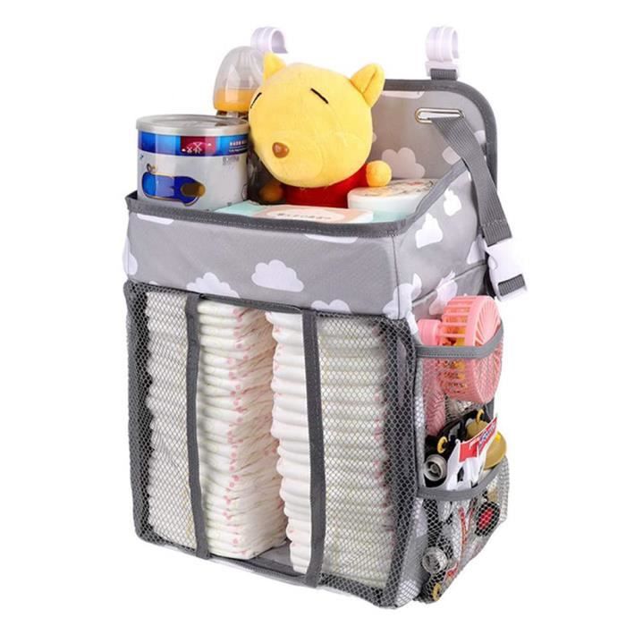 Organisateur De Chariot A Couches Pour Bebe Sac De Rangement Pliable Pour Couches Bebe Casier Gris Cdiscount Puericulture Eveil Bebe