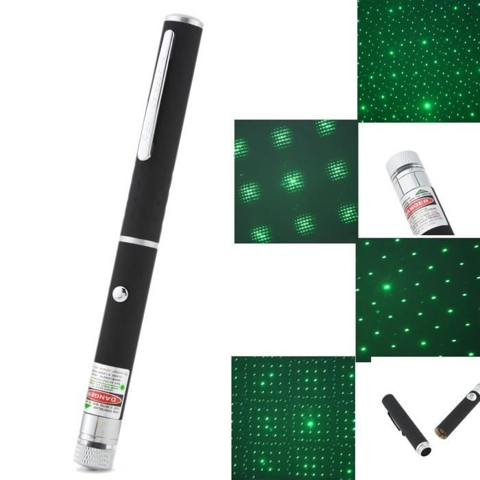 Pointeur Laser Vert Puissant 10KM Lazer Pointer 1mW Stylo Longue -  Cdiscount TV Son Photo